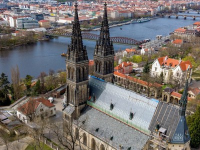 KONSIT pracuje na obnově střechy Baziliky sv. Petra a Pavla na Vyšehradě