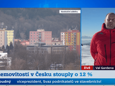 Soudný pro ČT: Nedostatek bytů tlačí ceny vzhůru
