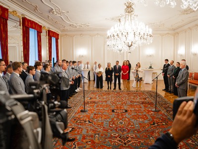 Česká reprezentace z Euroskills se na Hradě setkala s prezidentem